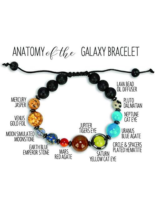 SPUNKYsoul New! His and Hers Couple Circle Distance Universe Bracelets Collection