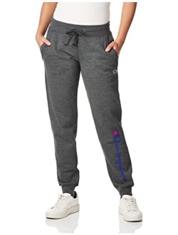 Women's Plus Powerblend Jogger, Script Logo