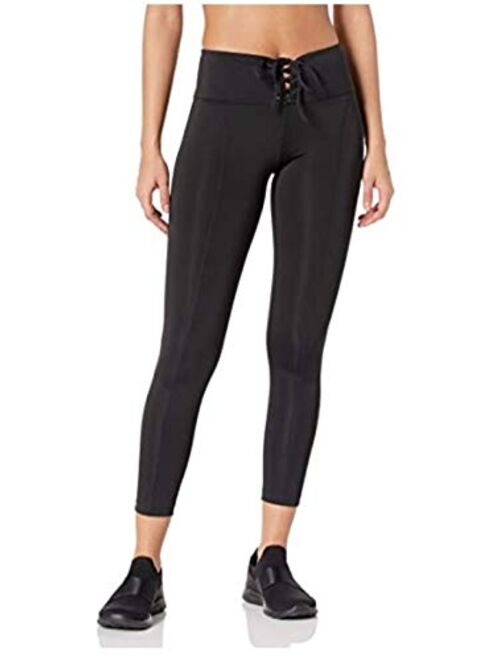 GUESS Women's Active Full Length Leggings with Lace-up Detail