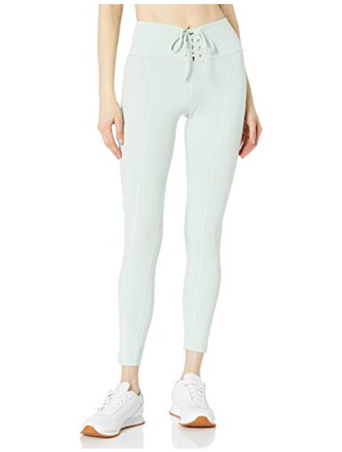 GUESS Women's Active Full Length Leggings with Lace-up Detail