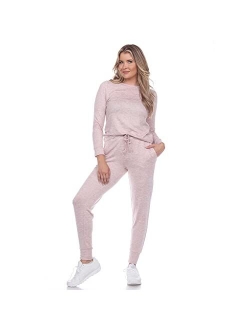 2 Piece Long Sleeve Soft to Touch Lounge Set