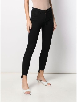 high waist skinny jeans