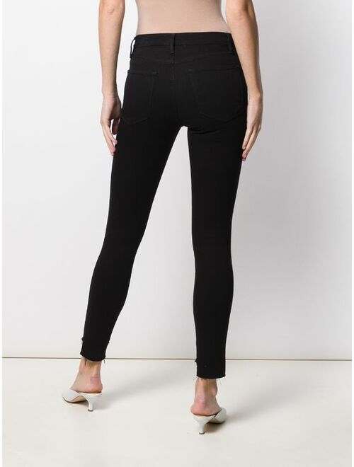 FRAME high waist skinny jeans