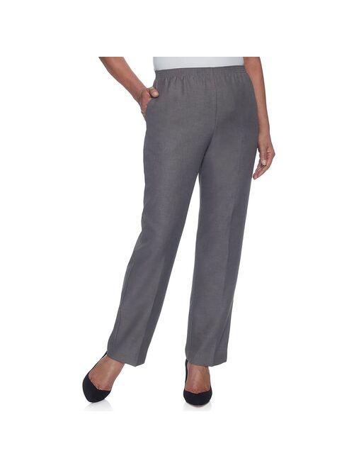 Alfred Dunner Classics Pull-On Straight-Leg Pants in Petite and Petite Short