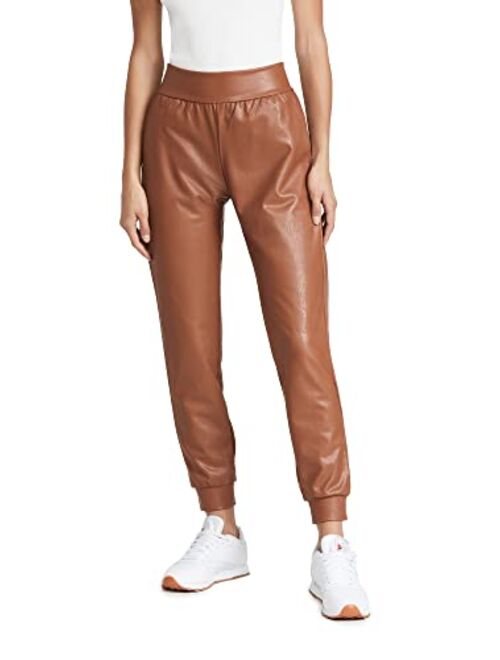 commando Women's Faux Leather Joggers