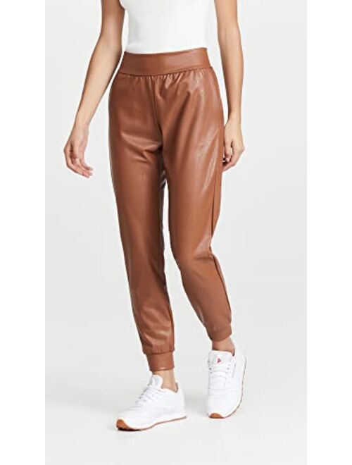 commando Women's Faux Leather Joggers