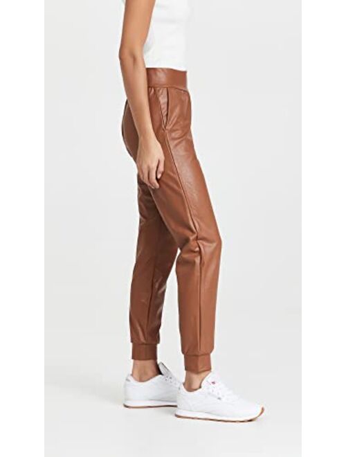 commando Women's Faux Leather Joggers