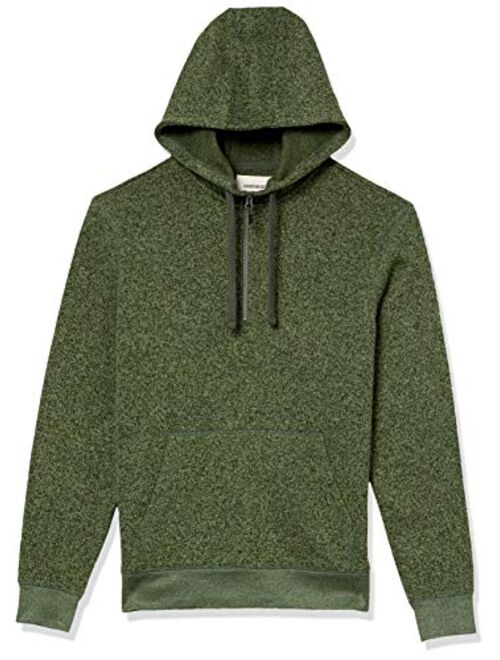 Goodthreads Men's Sweater-Knit Fleece Long-Sleeve Half-Zip Hoodie