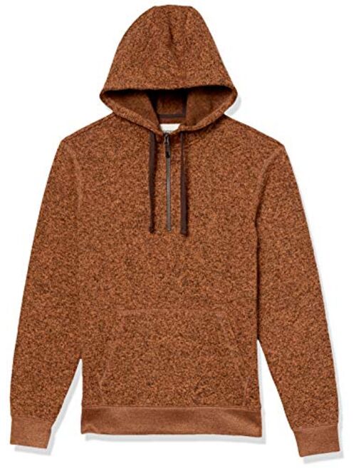 Goodthreads Men's Sweater-Knit Fleece Long-Sleeve Half-Zip Hoodie