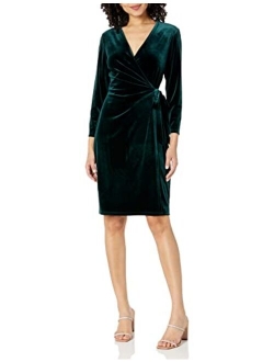 Women's Velvet Classic Wrap Dress