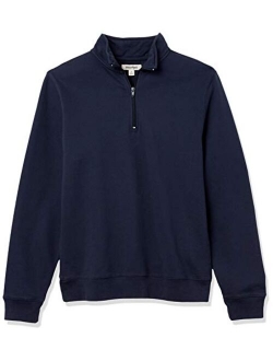 Men's Lightweight French Terry Half-Zip Pullover Sweatshirt