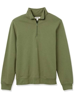 Men's Lightweight French Terry Half-Zip Pullover Sweatshirt