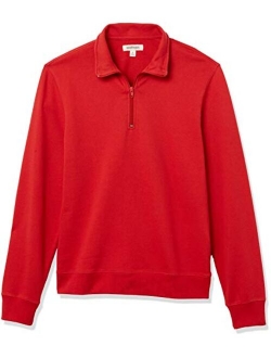 Men's Lightweight French Terry Half-Zip Pullover Sweatshirt