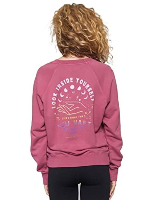 Spiritual Gangster Classic Crew Neck Pink Sweatshirt