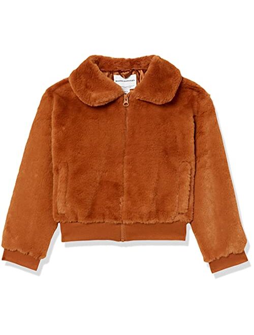 Amazon Essentials Girls and Toddlers' Faux Fur Jacket