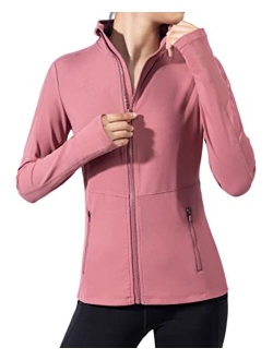 VUTRU Women's Workout Yoga Jacket Full Zip Running Track Jacket