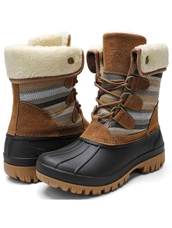 Womens Winter Duck Boots Waterproof Cold Weather Snow Boots