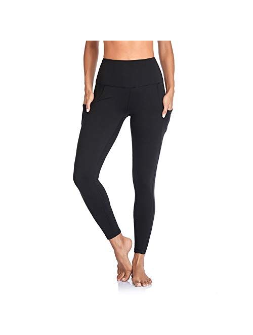 GAYHAY High Waist Yoga Pants with Pockets for Women - Tummy Control Workout Running 4 Way Stretch Capri Yoga Leggings