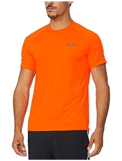 Men's Quick Dry Short Sleeve T-Shirt Sun Protection Running Workout Shirts