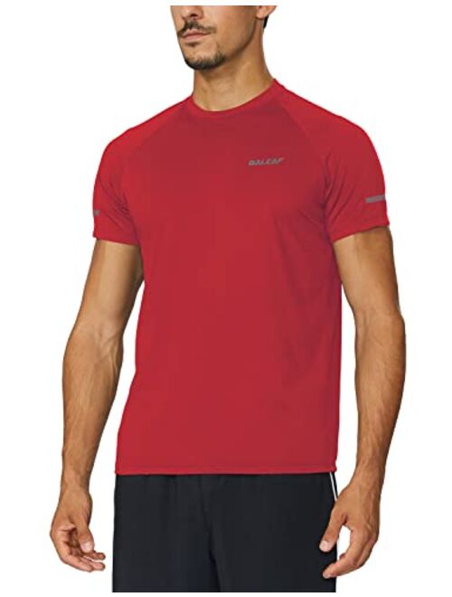 BALEAF Men's Quick Dry Short Sleeve T-Shirt Sun Protection Running Workout Shirts