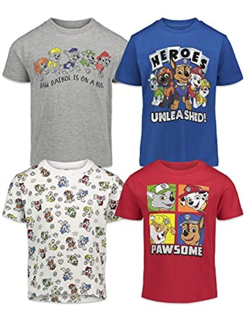 Nickelodeon Paw Patrol 4 Pack Graphic T-Shirt