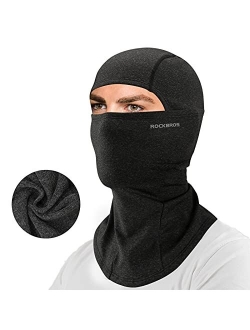 ROCKBROS Cold Weather Balaclava Ski Mask for Men Windproof Thermal Winter Scarf Mask Women Neck Warmer Hood for Cycling