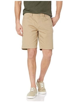 Men's Straight-fit 9" Inseam Stretch 5-Pocket Short