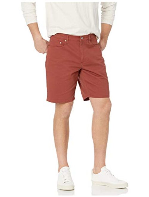 Amazon Essentials Men's Straight-fit 9" Inseam Stretch 5-Pocket Short