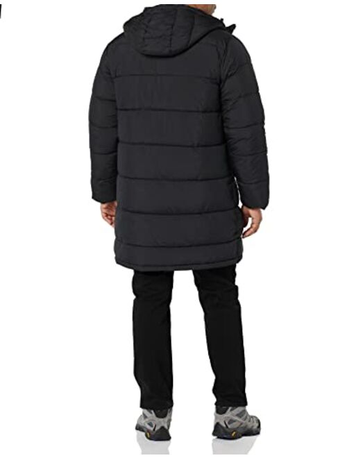 Amazon Essentials Men's Longer-Length Heavyweight Hooded Puffer Jacket