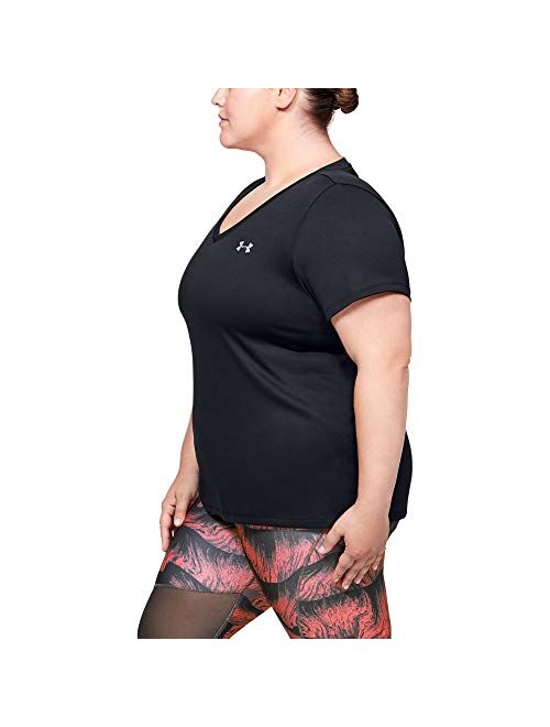 Under Armour Plus Size Tech Solid Short Sleeve V-Neck