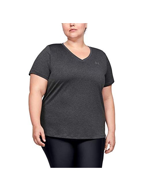 Under Armour Plus Size Tech Solid Short Sleeve V-Neck