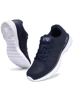 Breathable Walking Tennis Shoes for Women Road Running Shoes Comfortable Mesh Fashion Sneakers