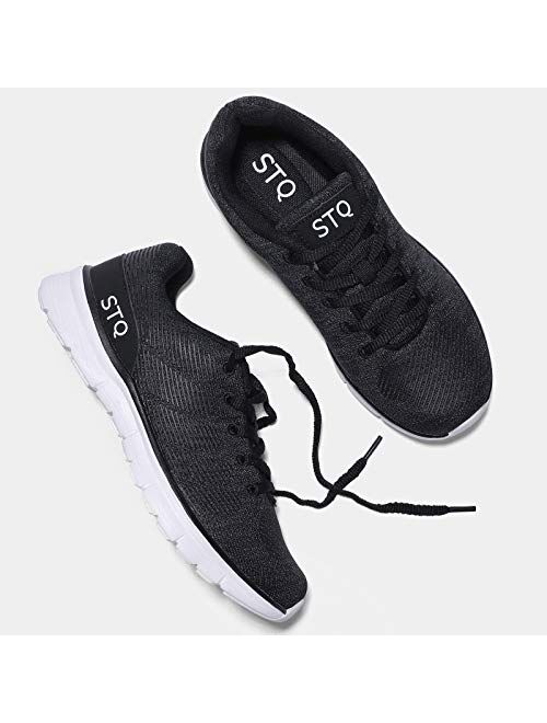 STQ Breathable Walking Tennis Shoes for Women Road Running Shoes Comfortable Mesh Fashion Sneakers