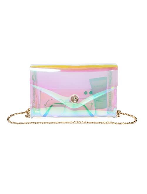 Vorspack Clear Purse Gift for Women Clear Crossbody Bag Cute for Sports Concert Prom Party Present