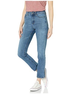 Women's High Rise Slim Straight Jeans