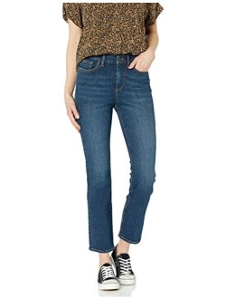 Women's High Rise Slim Straight Jeans