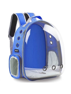 BEIKOTT Bubble Cat Backpack Carriers Bag, Dog Backpack, Pet Backpack for Small Cats Puppies Dogs Bunny, Airline-Approved Ventilate Transparent Capsule Backpack for Travel