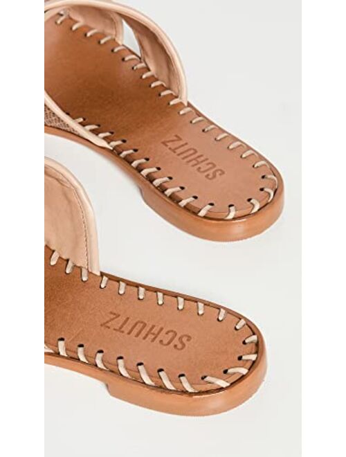 SCHUTZ Women's Alita Flat Sandals