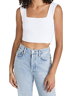 Women's Wide Strap Crop Top