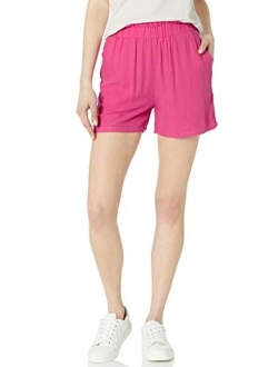 Women's Fluid Twill Lightweight Pull-on Short