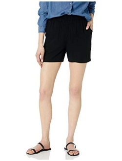 Women's Fluid Twill Lightweight Pull-on Short