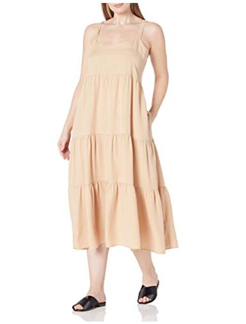 The Drop Women's Britt Tiered Maxi Tent Dress