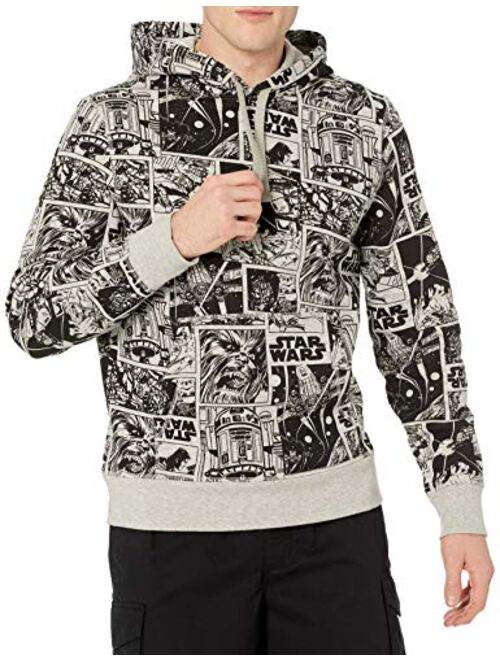 Amazon Essentials Men's Disney | Marvel | Star Wars Fleece Pullover Hoodie Sweatshirts