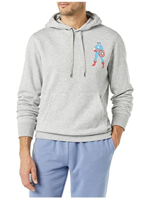 Amazon Essentials Men's Disney | Marvel | Star Wars Fleece Pullover Hoodie Sweatshirts