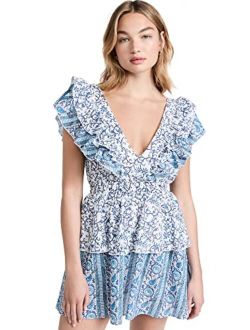 Playa Lucila Women's Ruffle Mini Dress