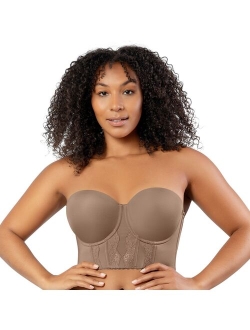 PARFAIT Elissa P50116 Women's Full Bust and Full Figure Strapless Longline Bra