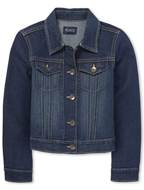 The Children's Place Girls' Basic Denim Jacket