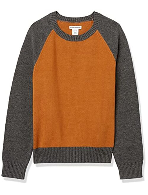 Amazon Essentials Boys and Toddlers' Pullover Crewneck Sweater