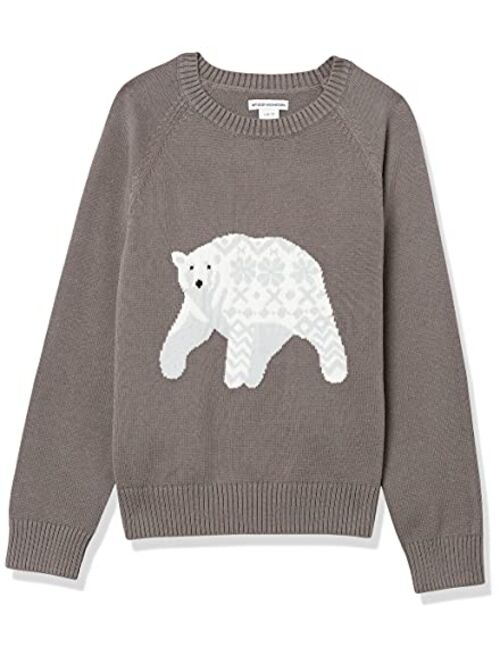 Amazon Essentials Boys and Toddlers' Pullover Crewneck Sweater