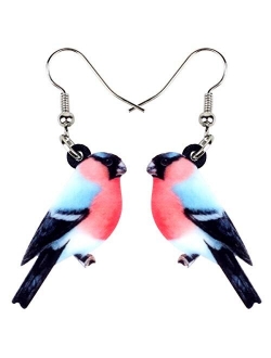 NEWEI Acrylic Novelty Parrot Bird Earrings Dangle Drop For Women Girl Ladies Fashion Animal Jewelry Gifts Charm